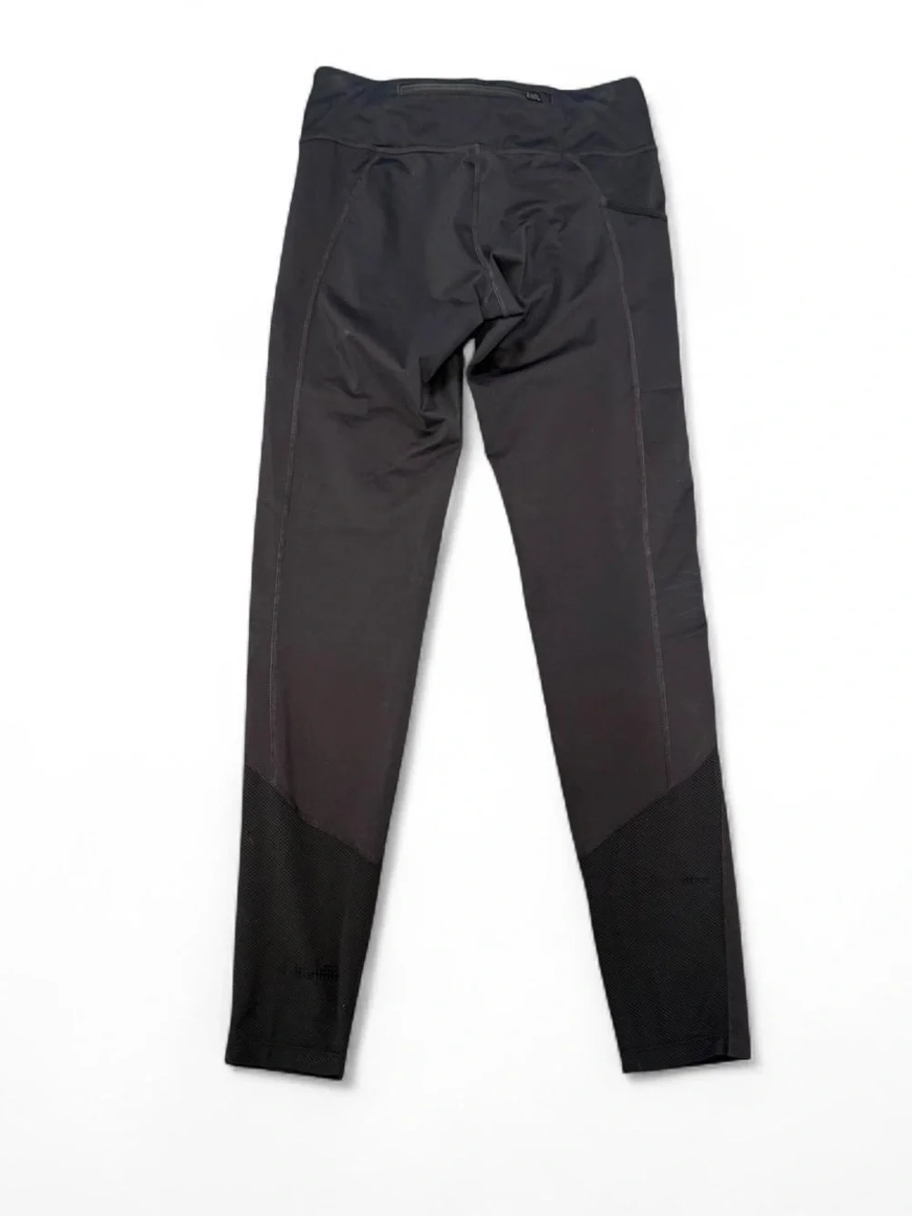 Nike Dri-FIT Black Mesh Panel Running Leggings Pockets XS